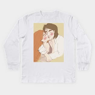 Morning Kiss Kids Long Sleeve T-Shirt